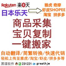 Fril.jp 日本乐天旗下平台 商品复制 一键采集 RAKUTEN 批量复制商品到日本雅虎WOWMA等